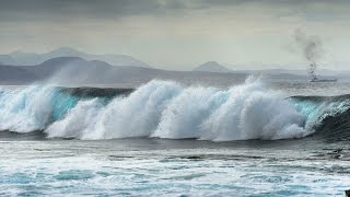 Ocean Waves Crashing  Relaxing Sounds  Calming Relaxation Music For Sleeping  1 Hour [upl. by Ylrebnik]