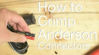 How to Crimp Anderson Connectors [upl. by Ara]