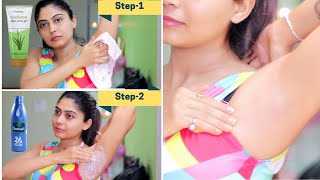 UNDERARMS WHITENING AT HOME  Rinkal Soni [upl. by Hourigan571]