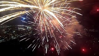 GoPro Fireworks From A Drone [upl. by Hannej]