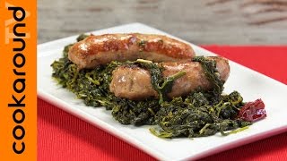 Salsiccia e friarielli  Ricette secondi sfiziosi [upl. by Novelc832]