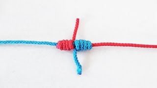 Fishing Knots How To Tie A Blood Knot [upl. by Rizzi]