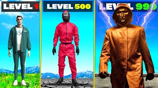 Level 1 SQUID GAME to Level 1000000000 in GTA 5 [upl. by Irolav]