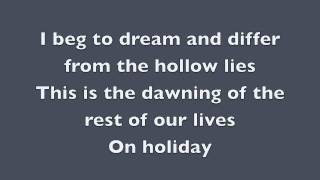 Holiday Green Day lyrics [upl. by Yemarej37]