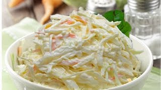 Coleslaw recipe  3 tips for worlds best slaw [upl. by Ahserak505]