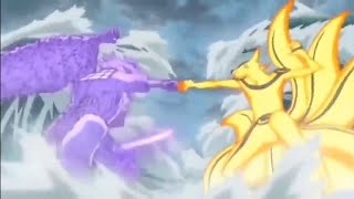 Naruto vs Sasuke final battle Ashura s Rasengan vs Indra s Arrow [upl. by Risteau]