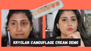 How to apply Kryolan Dermacolor camouflage cream DFD amp D742 for NC40 [upl. by Garson]