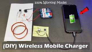 How to make Wireless Mobile Charger [upl. by Yldarb]