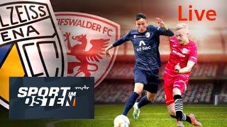 Regionalliga live FC Carl Zeiss Jena  Greifswalder FC [upl. by Bradski644]