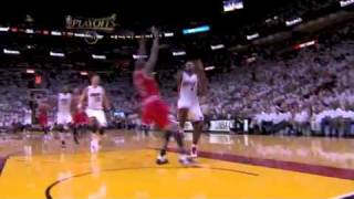 NBA Playoffs 2011 Chicago Bulls Vs Miami Heat Game 4 OT Highlights 13 [upl. by Lacefield]