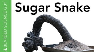 Carbon Sugar Snake Experiment Chemistry [upl. by Aknayirp3]