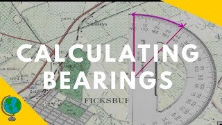 Map Skills  Calculating Bearings in a Geography Examination [upl. by Cardinal]