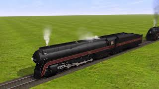 Trainz A New Era Streamlined Steam Locomotives Whistles [upl. by Aicinod149]