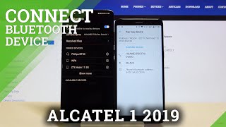 How to Connect Alcatel 1 2019 via Bluetooth – Connection Settings [upl. by Aleydis418]