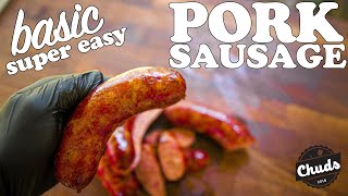 Pork Sausage for Beginners  Chuds BBQ [upl. by Demmahum597]