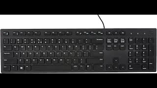 DELL KB216 USB Keyboard Sound Test [upl. by Tarr778]