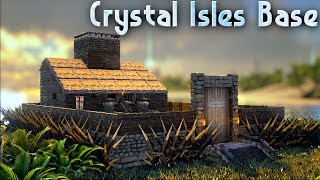 How To Build A Small Solo PvE Base  ARK  CRYSTAL ISLES [upl. by Arevle927]