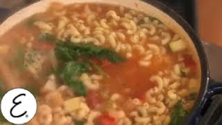 Minestrone Soup  Emeril Lagasse [upl. by Bonner]