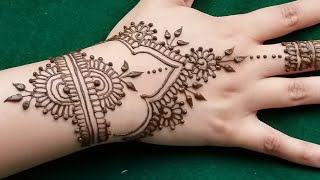 Henna Tutorial Very Gorgeous And Easy Henna Design For Beginners [upl. by Stephen]