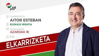 Aitor Estebani elkarrizketa Euskadi Irratian [upl. by Maffei463]