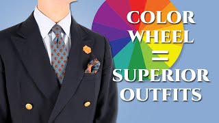 How To Use The Color Wheel To Assemble Superior Outfits For Men [upl. by Onahpets]