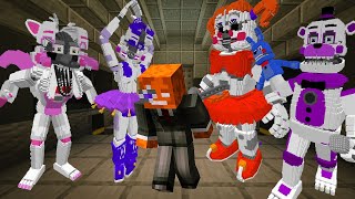 Five Nights at Freddys Sister Location in MCPE [upl. by Ziegler]