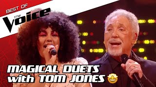 TOP 10  Tom Jones SINGALONGS in The Voice [upl. by Gian695]