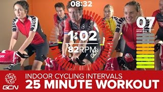 HIIT Workout  High Intensity Intervals  GCN 25 Minute Bike Session [upl. by Oigimer]