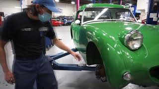 1960 Austin Healey Bugeye Sprite Hood Conversion [upl. by Tildie]