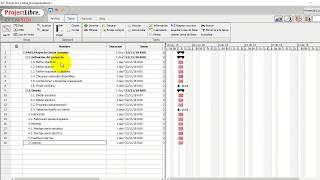 ProjectLibre Tutorial Básico 01 [upl. by Zosema]