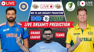 🛑IND vs AUS Dream11 PredictionIND vs AUS Dream11IND vs AUS Dream11 Team [upl. by Emmie]