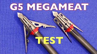 G5 MEGAMEAT Broadhead Test [upl. by Fablan]