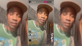 quotShes fakequot Travis Scott finally reveals why he broke up with Kylie Jenner IG Live Video [upl. by Sidra130]