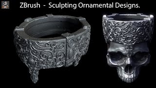 ZBrush  Sculpting Ornamental Designs [upl. by Map900]