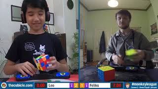 Leo Borromeo vs Feliks Zemdegs [upl. by Kym]