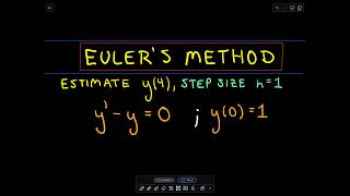 Eulers Method for Differential Equations  The Basic Idea [upl. by Marquardt]