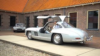 1955 MercedesBenz 300SL Gullwing  PURE SOUND [upl. by Klement731]