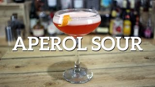 Aperol Sour Cocktail Recipe [upl. by Adnoral838]