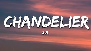 Sia  Chandelier Lyrics [upl. by Atinrehs]