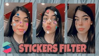 COMO CREAR FILTROS DE INSTAGRAM STICKERS  Spark Ar Tutorial ✨ [upl. by Nofpets205]