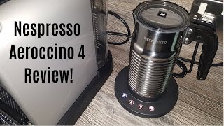 Nespresso Aeroccino 4 Milk Frother Review  Worth upgrading from the Aeroccino 3 [upl. by Nivlam]