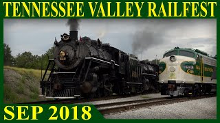 Southern 630 amp 4501 Tennessee Valley Railfest 2018 [upl. by Wilmette]