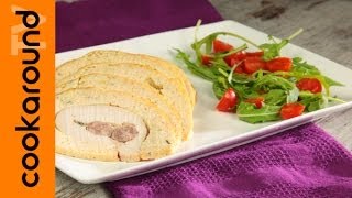 Arrosto di tacchino farcito  Tutorial ricetta [upl. by Clary]