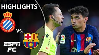 Barcelona vs Espanyol  LaLiga Highlights  ESPN FC [upl. by Kalina]