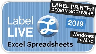 How To Print Labels From An Excel Spreadsheet To A Dymo Zebra Rollo Or Brother Thermal Printer [upl. by Neik]