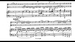 W A Mozart  quotKegelstattquot Trio in E flat KV 498 wscore [upl. by Ardnos938]