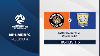 NPL Mens R4  Eastern Suburbs vs Capalaba FC Highlights [upl. by Alyssa675]