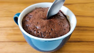 Chocolate Mug Cake in 1 Minute [upl. by Aicertap629]