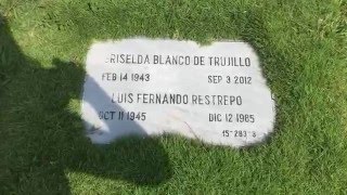 At Griselda Blancos grave at Jardines de Montesacro Medellin Colombia [upl. by Julina]