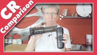 AeroPress vs Minipresso Portable Espresso Machine  CR Comparison [upl. by Dieball774]